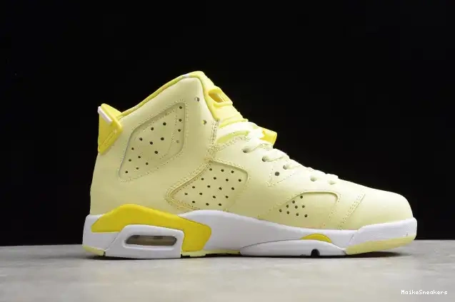 MaikeSneakers Floral (GS) Jordan 6 Yellow 543390-800 Dynamic Retro Air 0426